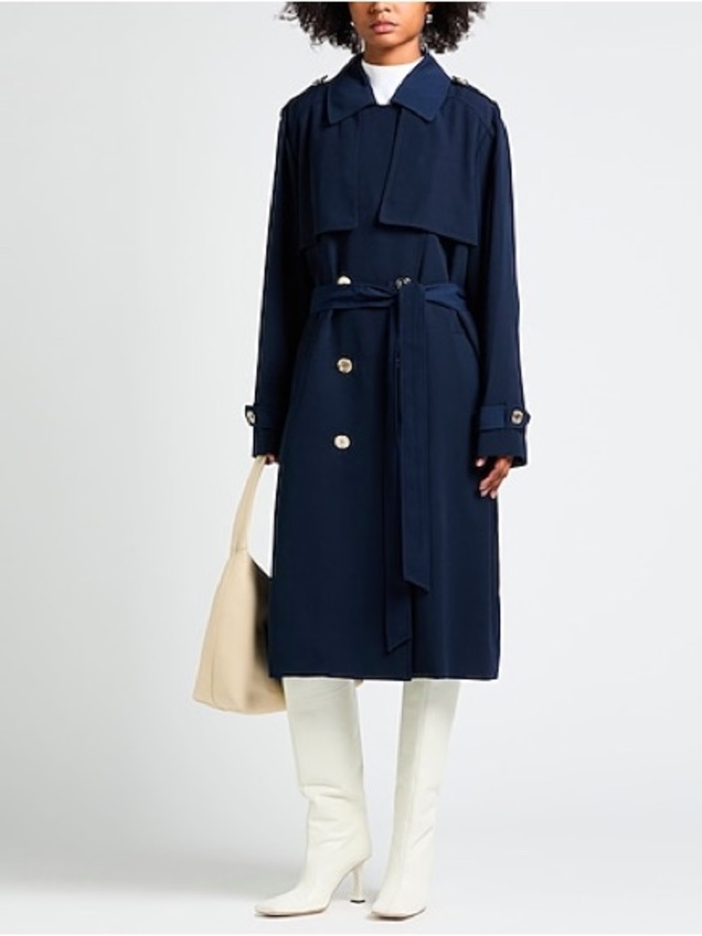 Michael Kors Royal Blue Trench Coat